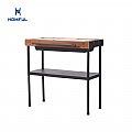 보관 랙이 있는 휴대용 숯불 BBQ 그릴 - 61C23W