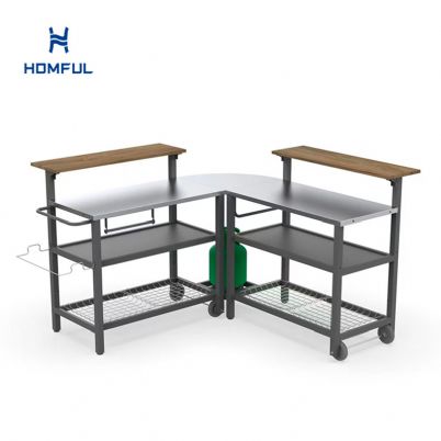 알루미늄 아웃도어 세트 (알루미늄-아연 합금 작업대 포함)