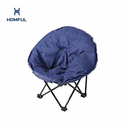 어린이용 원형 달 모양 의자 (면 소재)