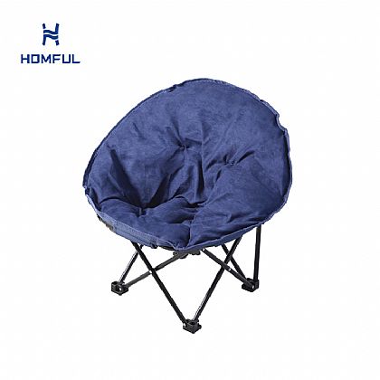 어린이용 원형 달 모양 의자 (면 소재)