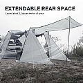 휴대용 대형 자동차 후방 텐트 - 60I09L