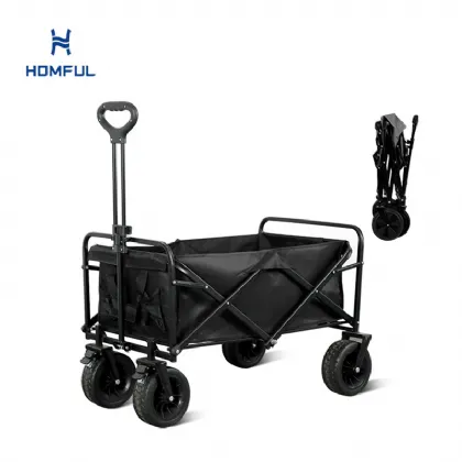 8 인치 좁은 휠 접이식 캠핑 왜건