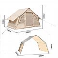 방수포를 가진 옥외 팽창식 야영 천막 - 60I09M